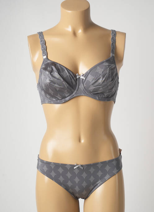 Set lenjerie gri ROSA FAIA femeie