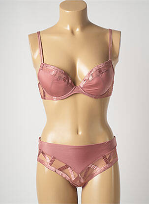 Set lenjerie roz LOUISA BRACQ femeie