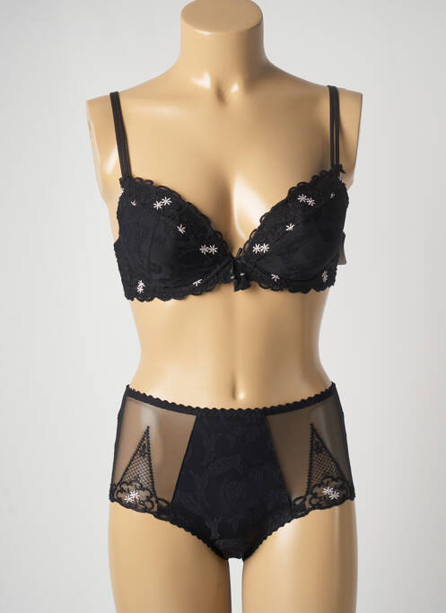 Set lenjerie negru LOUISA BRACQ femeie