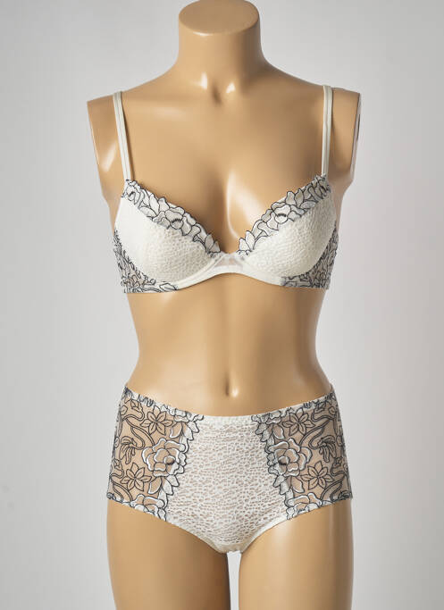 Set lenjerie alb LOUISA BRACQ femeie