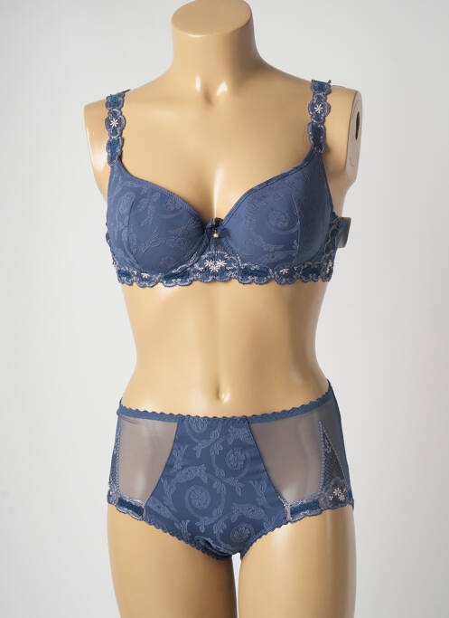 Set lenjerie albastru LOUISA BRACQ femeie