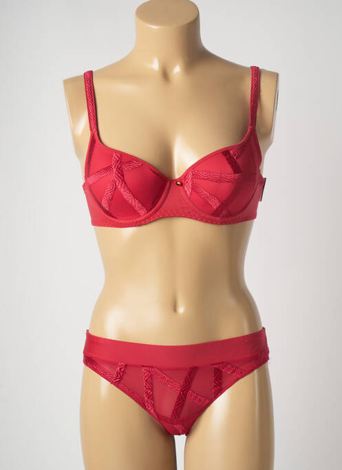 Set lenjerie roșu LOUISA BRACQ femeie
