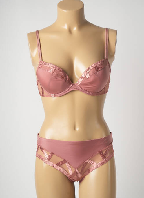 Set lenjerie roz LOUISA BRACQ femeie