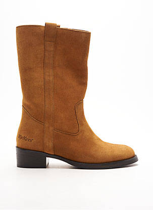 Cizme toc de 4 la 6 cm galben KICKERS femeie