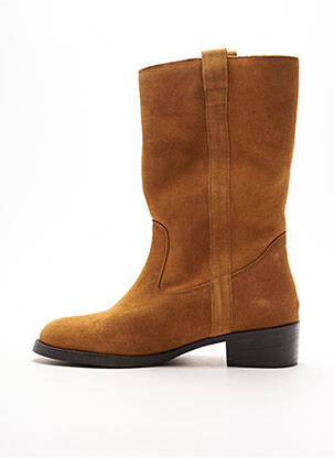 Cizme toc de 4 la 6 cm galben KICKERS femeie