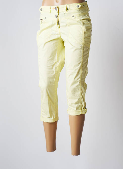 Pantalon trei sferturi galben CECIL femeie