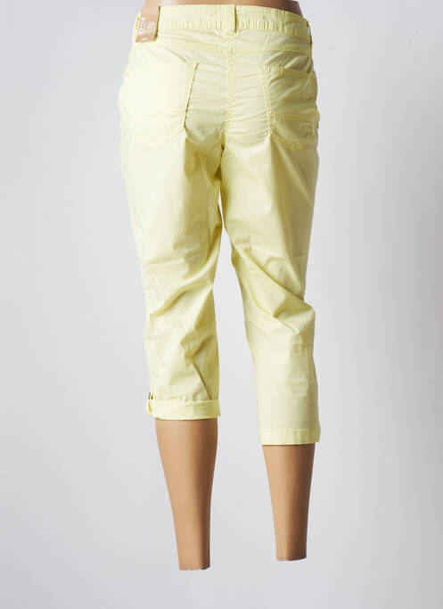 Pantalon trei sferturi galben CECIL femeie