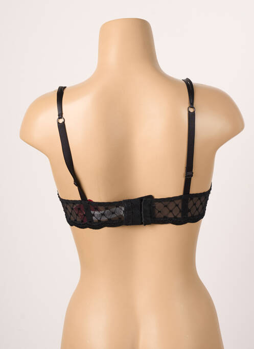 Sutien efect material satinat sutien balconet cu decolteu înalt gri ANTINEA femme