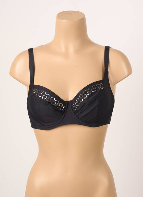 Sutien de costum de baie negru ANTIGEL femeie