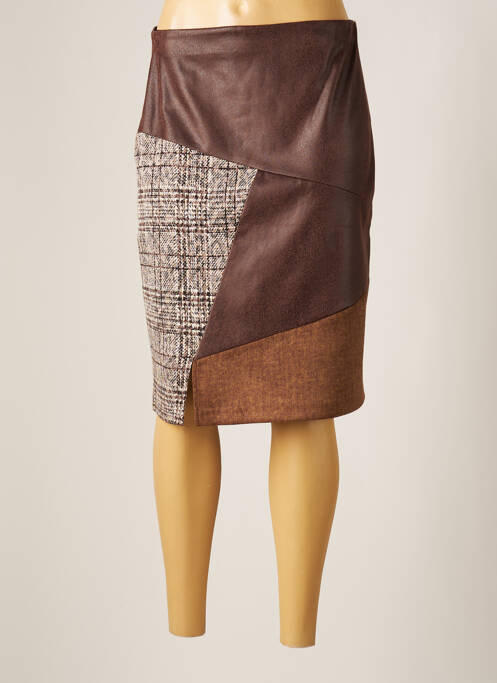 Fustă midi maro MERI & ESCA femeie