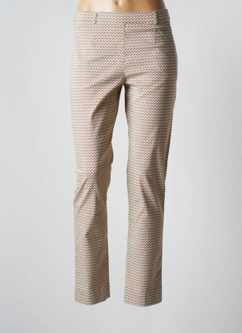 Pantalon drept verde CHRISTINE LAURE femeie