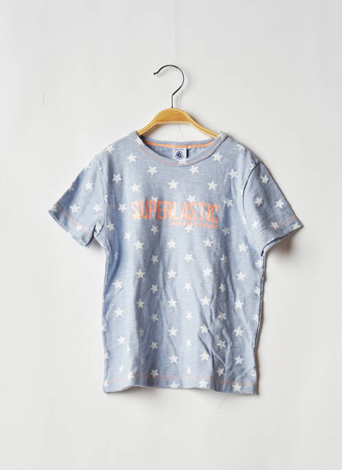 Tricou albastru PETIT BATEAU fată