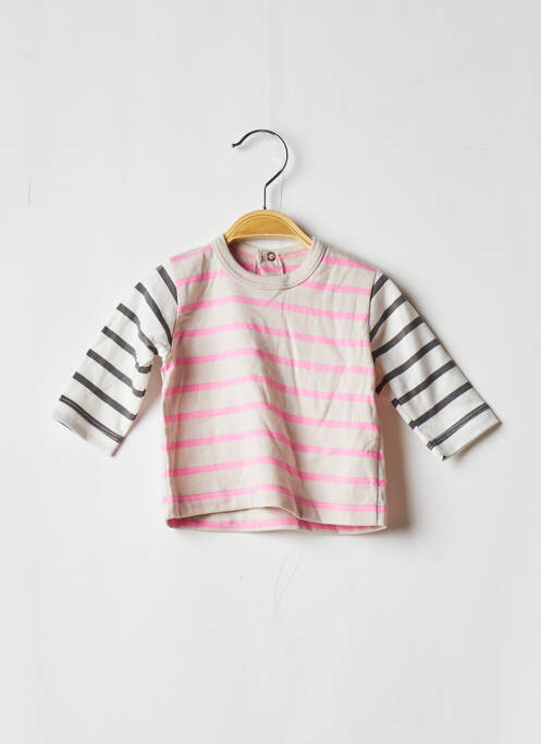 Tricou roz PETIT BATEAU fată