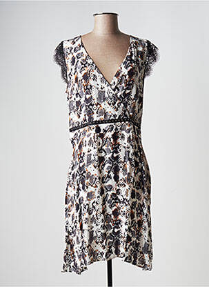 Rochie midi alb HUIT SIX SEPT femeie