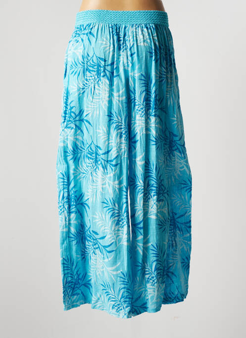 Pantalon larg albastru WIYA femeie