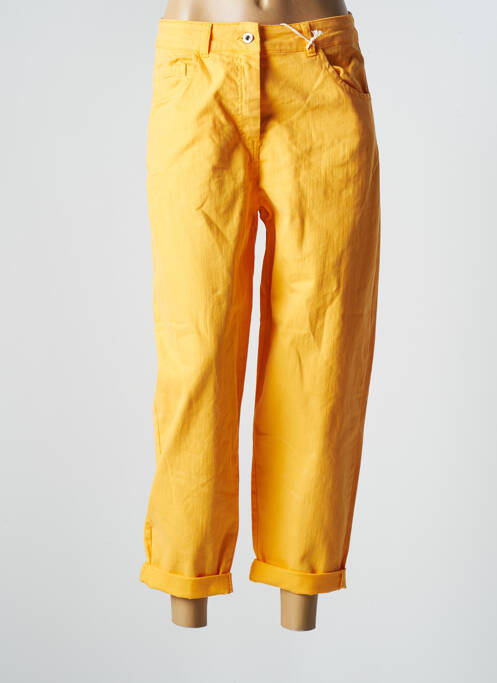 Blugi croială Mom portocaliu WIYA femeie