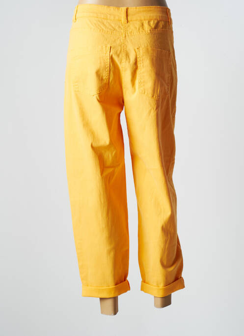 Blugi croială Mom portocaliu WIYA femeie