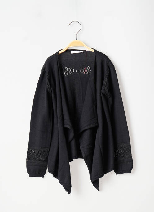 Vestă cu mâneci lungi negru MARESE fată