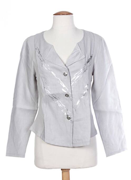 Jachete elegante gri MALOKA femeie