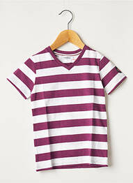 Tricou țesătură jersey mâneci scurte violet MARESE garcon