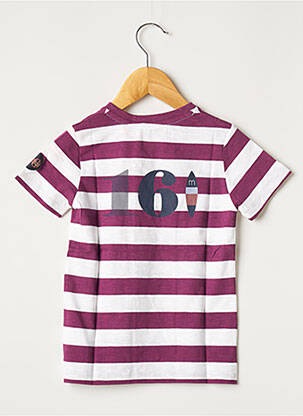 Tricou țesătură jersey mâneci scurte violet MARESE băiat