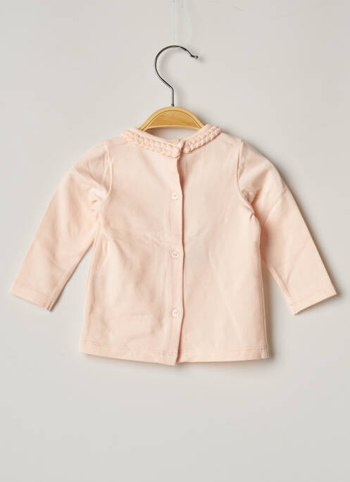 Tricou închidere cu nasturi la spate mâneci lungi roz MARESE fille