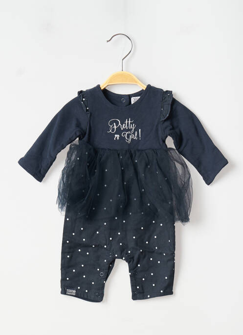 Salopetă pentru bebeluși albastru NANO & NANETTE fată