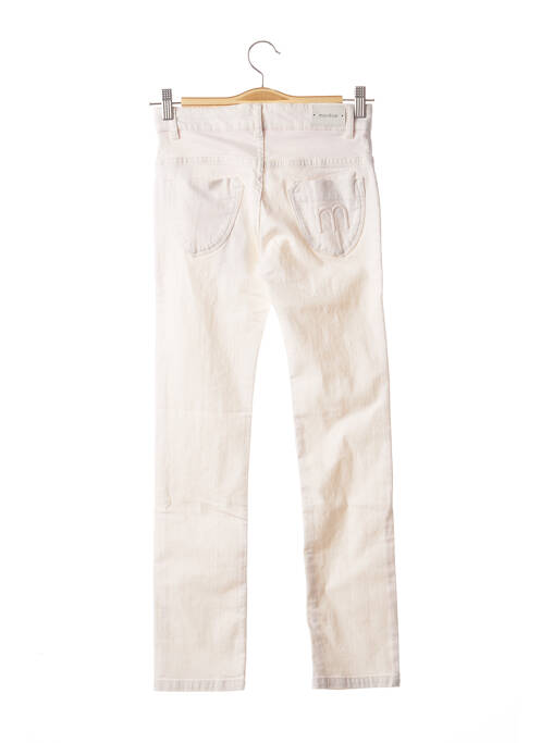 Blugi cu croială slim alb MARESE fată