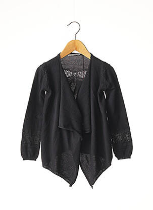 Vestă cu mâneci lungi negru MARESE fată