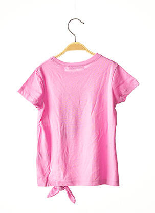 Tricou elasticitate mâneci scurte roz MARESE fată