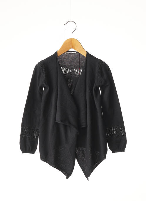 Vestă cu mâneci lungi negru MARESE fată