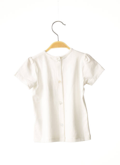 Tricou închidere cu nasturi la spate mâneci scurte bej MARESE fille