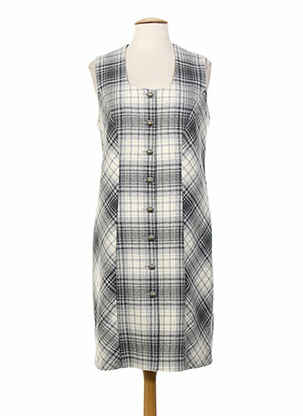 Rochie midi fără mâneci fără mâneci gri KARTING femeie