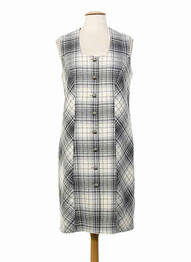 Rochie midi fără mâneci fără mâneci gri KARTING femeie