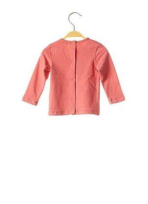 Tricou elasticitate mâneci lungi roz MARESE fată