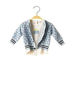 Vestă cu mâneci lungi albastru MARESE băiat