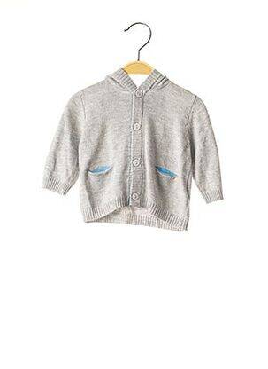 Vestă cu mâneci lungi gri MARESE băiat