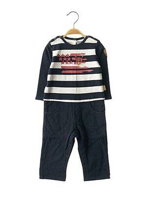 Salopetă-pantalon albastru NANO & NANETTE băiat