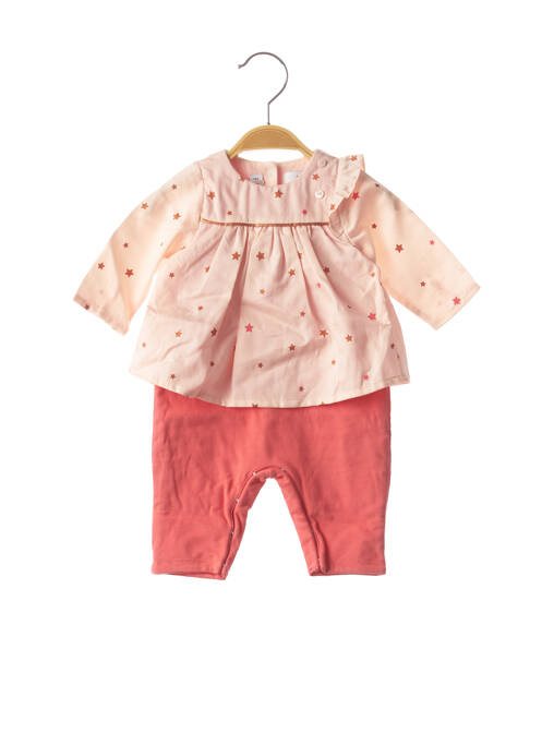 Salopetă-pantalon roz MARESE fată