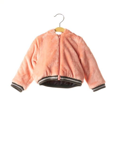 Geacă matlasată roz MARESE fată