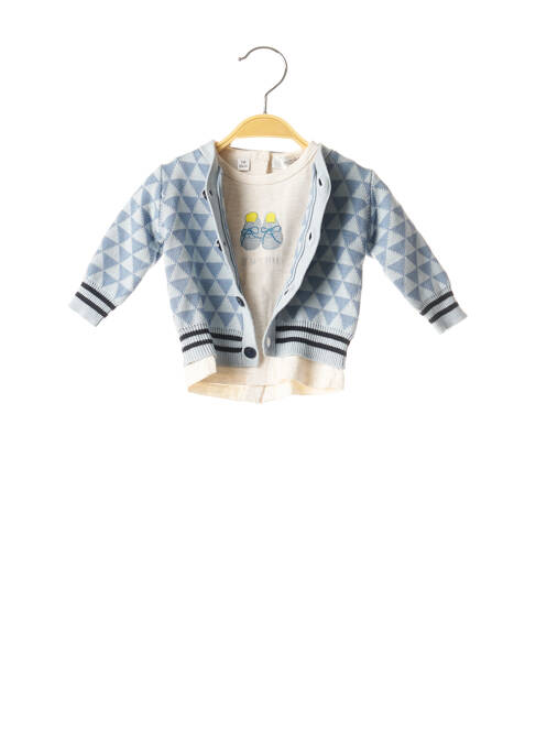 Vestă cu mâneci lungi albastru MARESE băiat