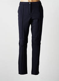Pantalon slim talie elastică mărime normală albastru K'TENDANCES femme
