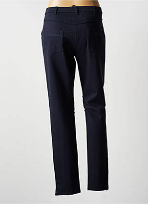 Pantalon slim talie elastică mărime normală albastru K'TENDANCES femeie