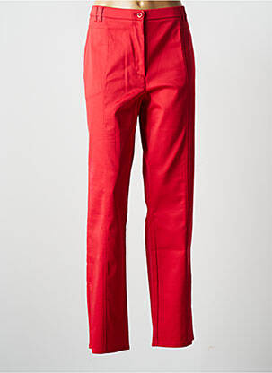 Pantalon drept roșu KARTING femeie