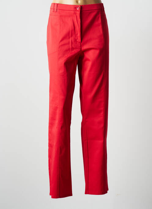 Pantalon drept roșu KARTING femeie