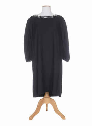 Rochie midi mâneci 3/4 mâneci 3/4 negru PAUL BRIAL femeie