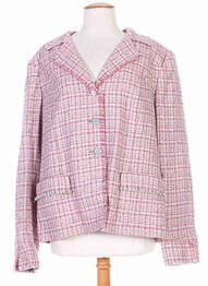 Jachete casual guler tip costum roz KARTING femme