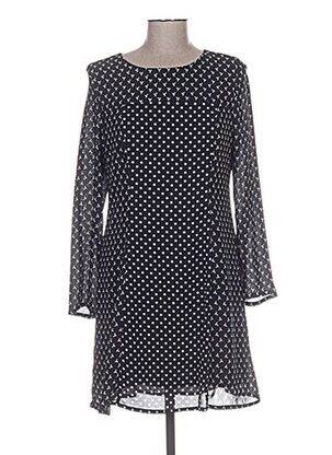Rochie midi imprimeu fantezie mâneci lungi negru PAUL BRIAL femeie
