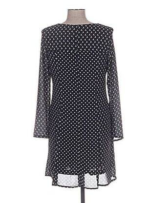 Rochie midi imprimeu fantezie mâneci lungi negru PAUL BRIAL femeie