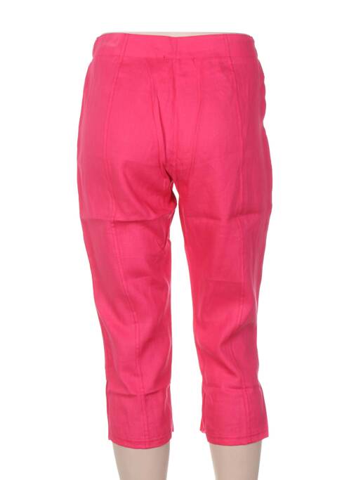 Pantalon trei sferturi roz MALOKA femeie